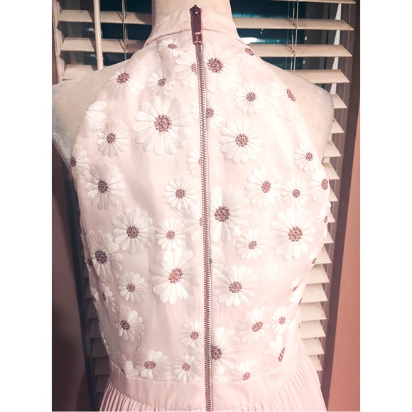 TED BAKER FLORAL JACQUARD EMBELLISHMENT  DRESS SZ US 10 TED SZ 4 $695 RETAIL - Picture 7 of 14